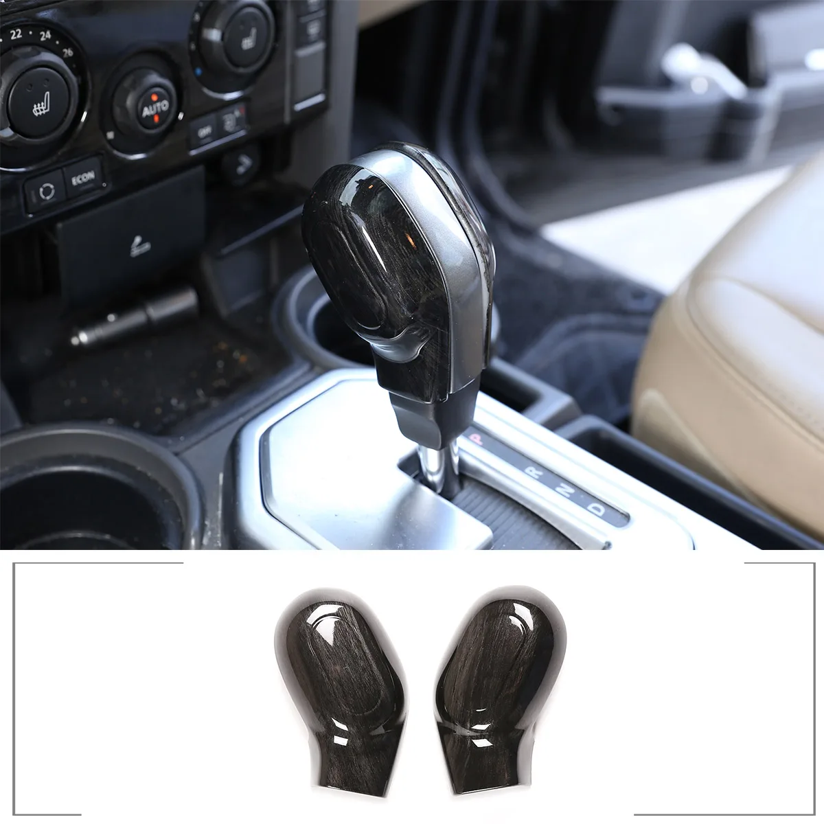 

For Land Rover Discovery 3/Discovery 4 LR3 LR4 2004-2012 ABS Black Car Gear Shift Knob Gear Head Cover Stickers Car Accessories