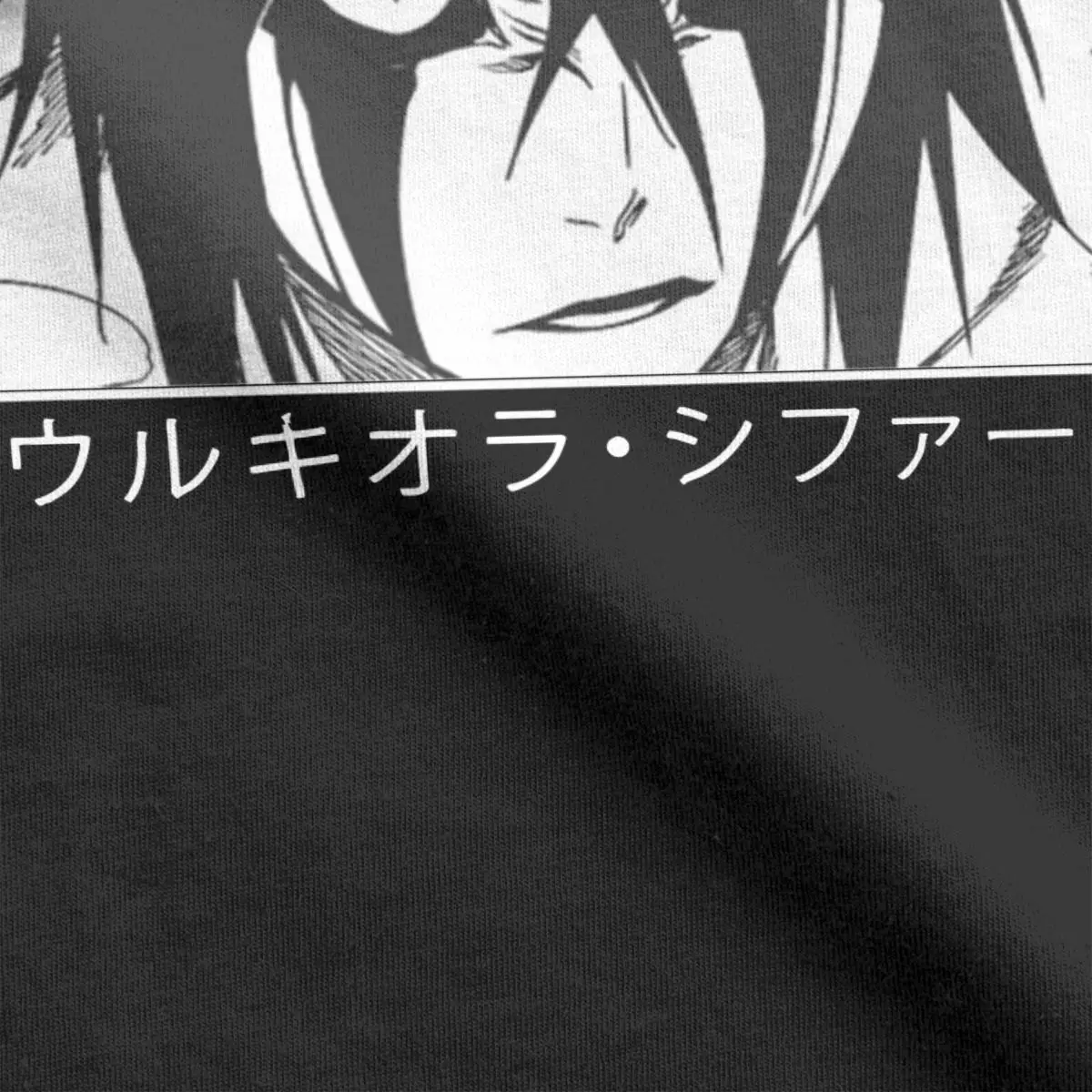 Ulquiorra Cifer Anime Bleach T Shirts Men\'s Cotton Funny T-Shirt Crew Neck Tee Shirt Short Sleeve Clothing 4XL 5XL 6XL