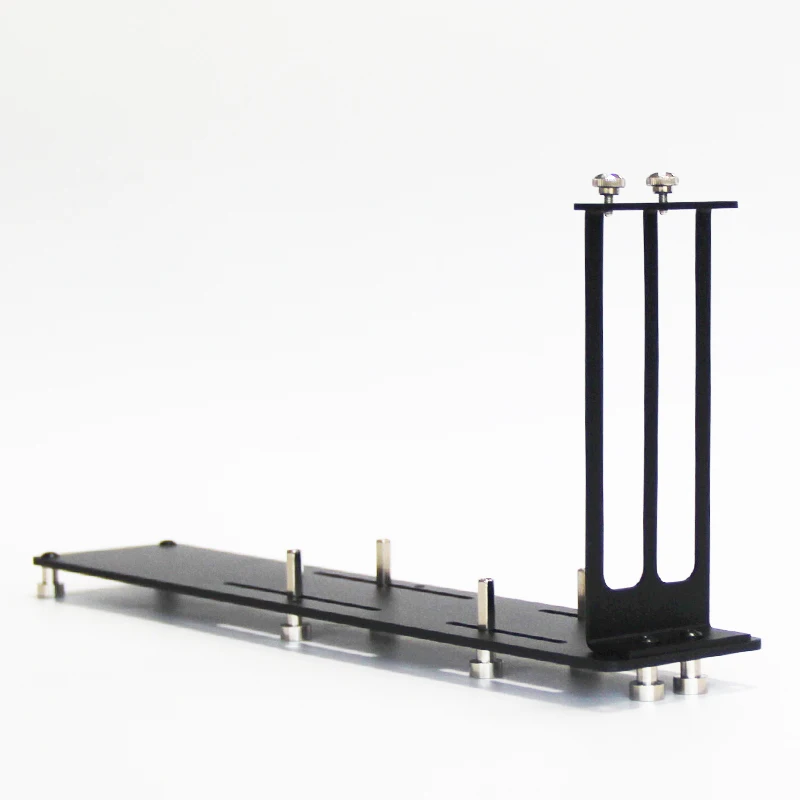 Вертикальное размещение под углом 90 °, графическая фотография, основание для графической карты памяти, алюминиевая поддержка переходного кабеля x16 PCI-E для 3080