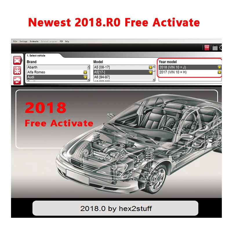 2021 for Delphis Newest 2018 R0 Free Activate 2017R3 software Vd ds150e Cdp Support 2018 models Cars Trucks New Vci Obd2 Obdii