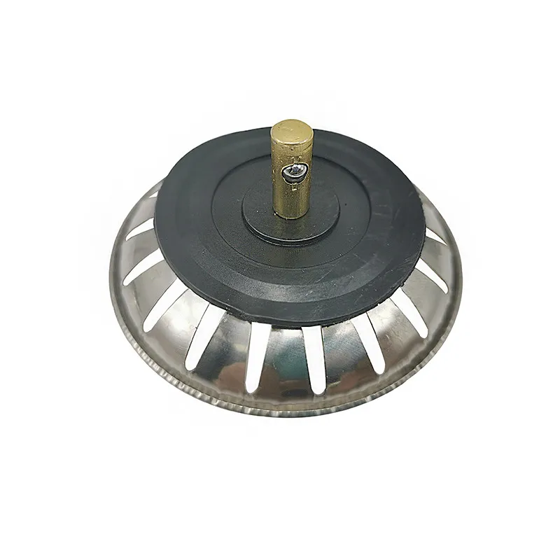 1Pc Stainless Steel Kitchen Sink Strainer Stopper Waste Plug Sink Filter Bathroom Basin Sink Drain Deodorization Accessories