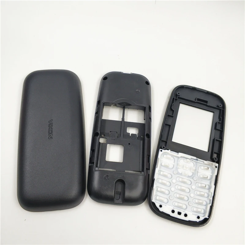 For Nokia 105 2017 TA-1010 New Full Phone Housing Cover Case + Middle Bezel + English Keypad