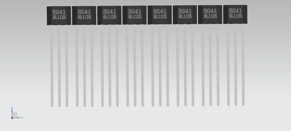 EG41 Bipolar Latching Hall Effect Sensor Chip TO-92S Compatible with XX41