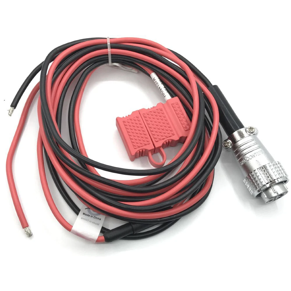 5Pcs 3Meter Length Power Cable For RD980 IC/TC Series Two Way Radios