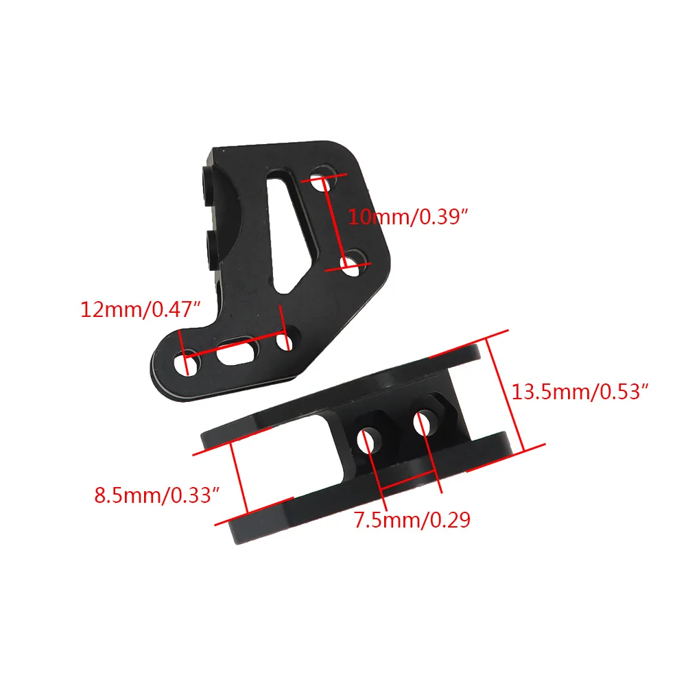 AXSPEED lega di alluminio collegamento inferiore ammortizzatore montaggio ammortizzatore sedile per Axial Wraith 90018 1/10 RC Crawler Model Car