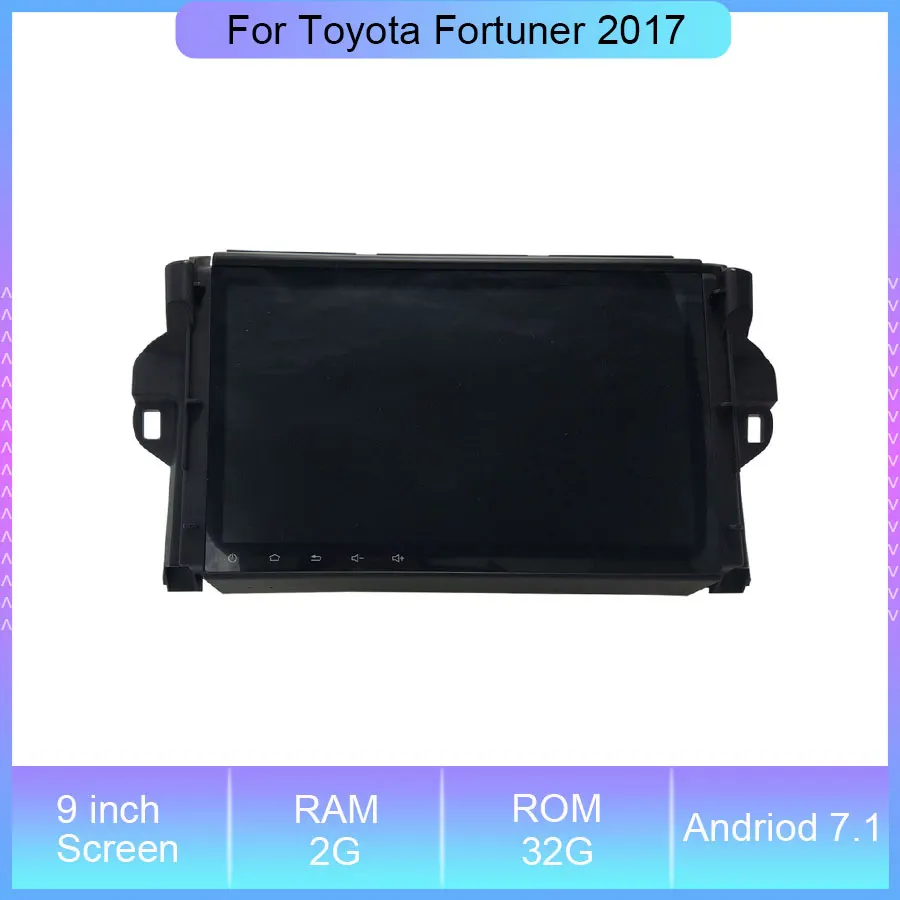 

Android DVD Stereo Multimedia 9 ‘’ For Toyota Fortuner 2017 Radio GPS Navigation Video Auto Audio Navigation Head