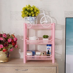 4-layer kitchen organizer dish rack Detachable Magazine  Storage Shelf Finishing Tools Bathroom Sort Out Shelve Holders