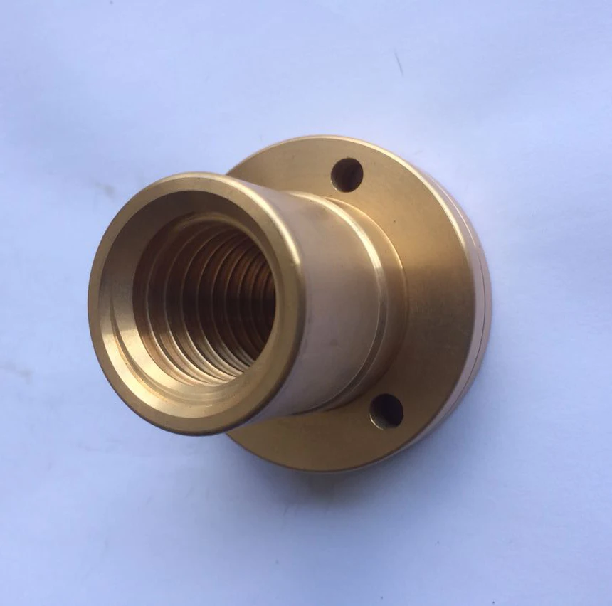 

1PC Taiwan Rocker Vertical Milling Machine Bed High-Quality Z-axis Screw Copper Brass Nut Tools New