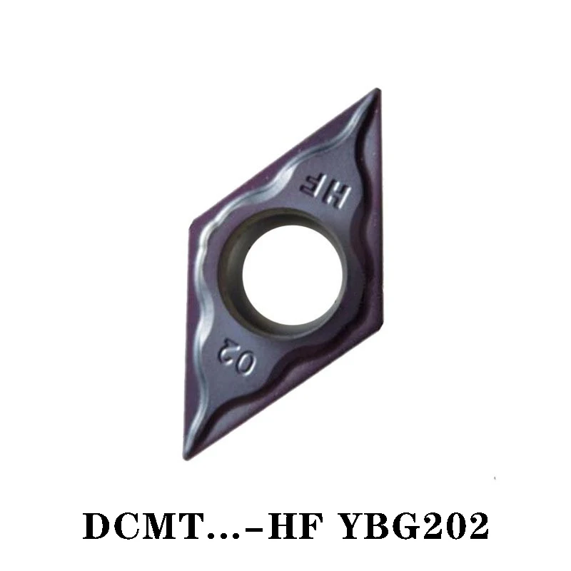 ZC DCMT DCMT070202-HF DCMT11T302-HF DCMT11T304-HF 100% Original High Quality Carbide Insert Lathe Cutter Turning Tool 10PCS