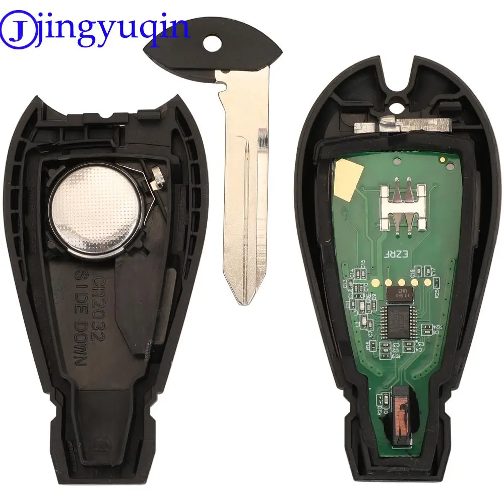 Jingyuqin Smart-Remote-Key Fob GQ4-53T 433Mhz 4A/PCF7961M Für Chrysler Ram Jeep Grand Cherokee Chip