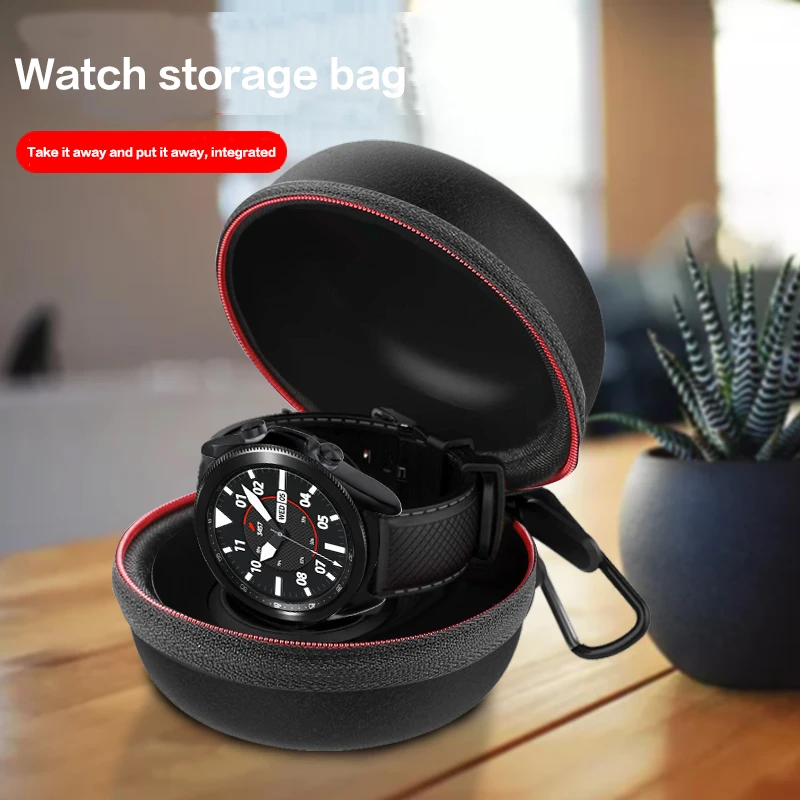 

For Samsung Galaxy Watch 3 41mm 45mm portable watch storage bag case travel hard protection bag cover zipper box