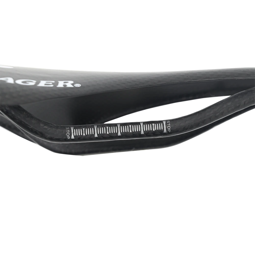 Pełne siodełko rowerowe z włókna węglowego, siedzenie wyścigowe VTT, matowe/gładkie siedzenie rowerowe, ultralekkie, 3K, 275*143mm