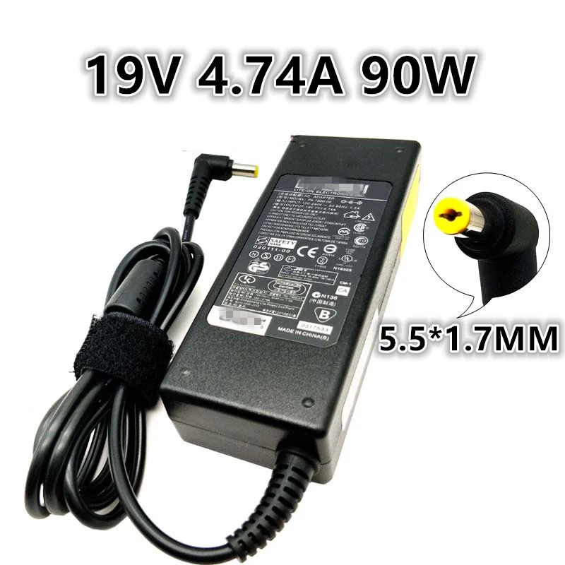 19V 4.74A 90W Universal Laptop Power Adapter Charger For Acer 3750G 4520 4520G 4530G 4540 4551G 4552G 4710G 4720G 4720Z 4730G