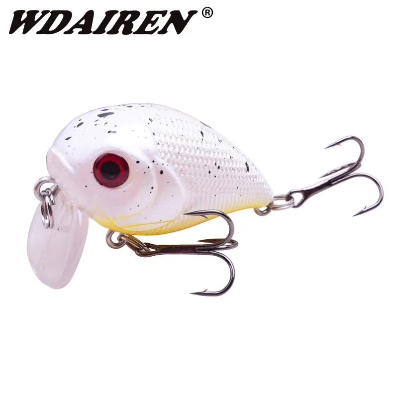 WDAIREN Brand Lifelike Crank VIB Fishing Lures 4cm 8g Floating Swim Wobblers Artificial Hard Baits With Treble Hook Pesca Tackle