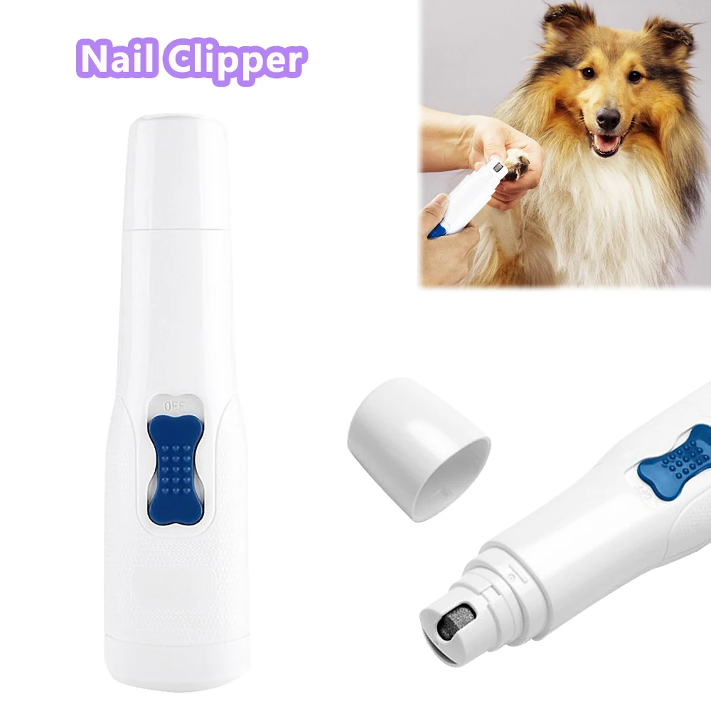 Pet Nail Grinder Pet Polish Sharpener Nail Clipper Professional Nail Clippers Electric Automatic Pet Grooming Scissors for Claw