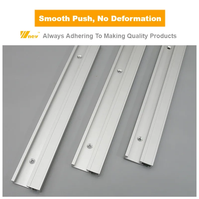 T Track Aluminium 45 Type Woodworking T-slot Miter Track Jig Miter Track Stop for Router Table Bandsaws DIY Tools 300-800MM
