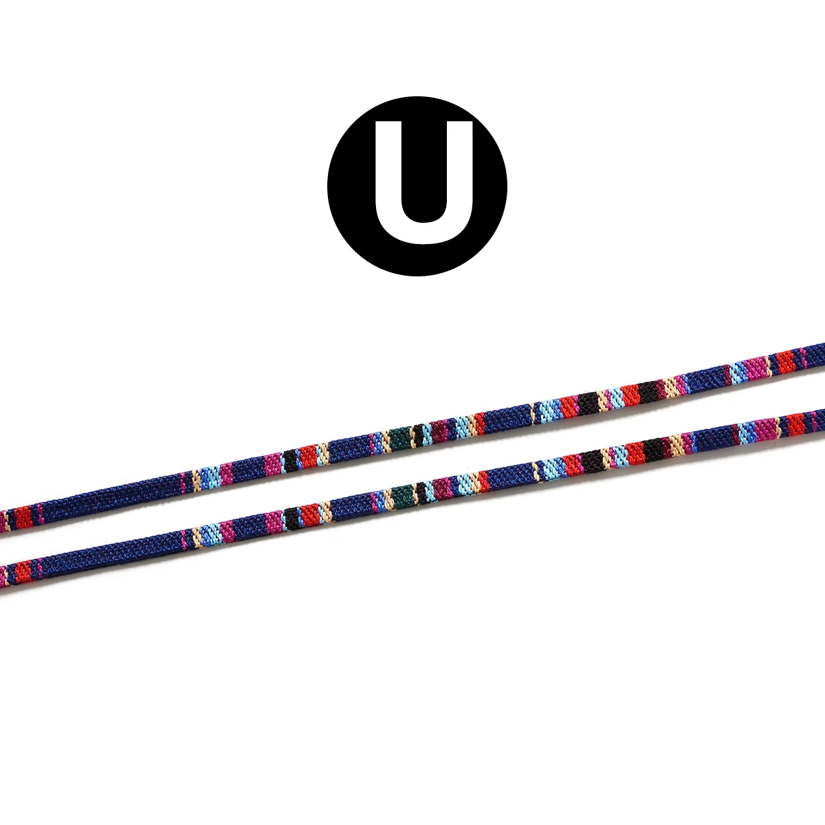 Brille Sonnenbrille Kordel zug ethnischen Stil Baumwolle Brillen Lanyard Brille Hals riemen Schnur Seil Band Brillen schnur 5mm breit