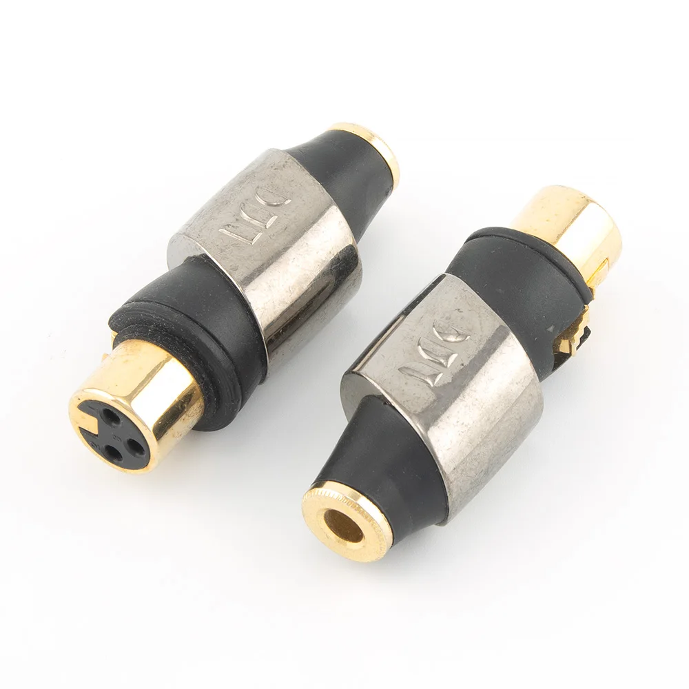 Monster Pure Copper 6.35mm TRS Stereo Female to XLR Female Audio Adapter Mixer Connector Plug for Microphone Headphone Amplifier