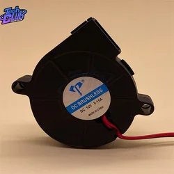 Brushless Turbo DC Fan, Blower Parte com 2.54-2Pin, Acessórios para Impressora 3D, Ferramenta Extrusora, DC5015, 5V, 12V, 24V