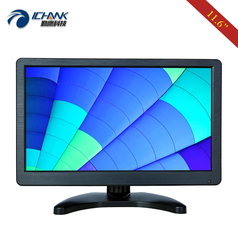 

11.6'' 12"inch LCD Display 1366x768 Full View LCD Widescreen HDMI-in Plastic Case PC Monitor USB U-disk Video Player ZB116JN-531