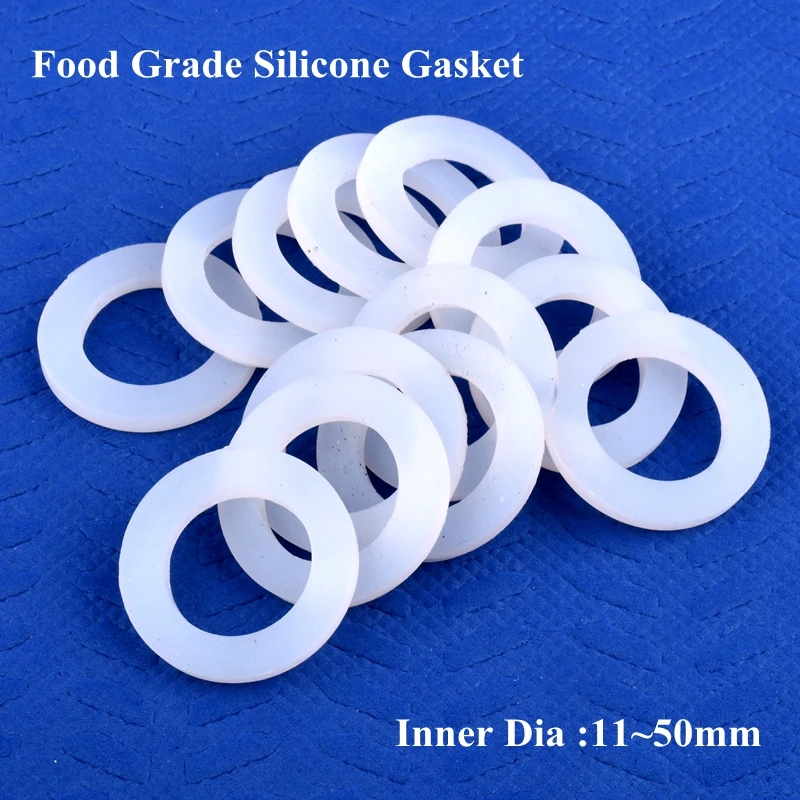 ID 11~50mm Food Grade Silicone Gasket High temperature resistance Seal Ring Water Dispenser Irrigation Water Pipe Joint Sealing