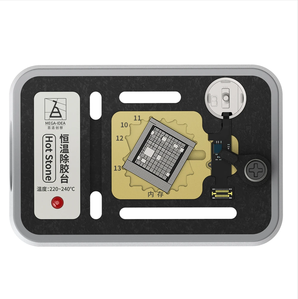 

Hot stone IC pre-heating platform for A10 / A11 / A12 / A13 CPU NAND fingerprint Constant temperature BGA glue removal station