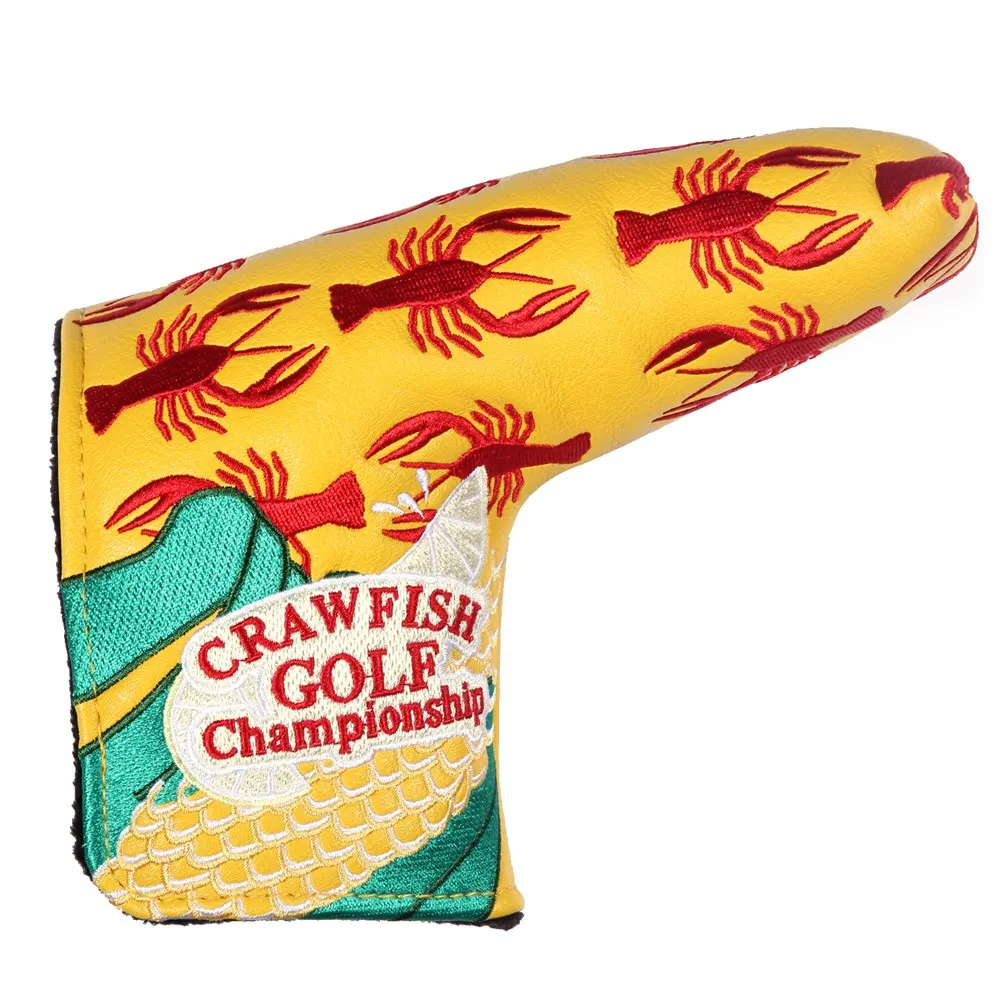 SHABIER Crawfish Golf Putter Cover Headcover for Blade Golf Putter Head Cover