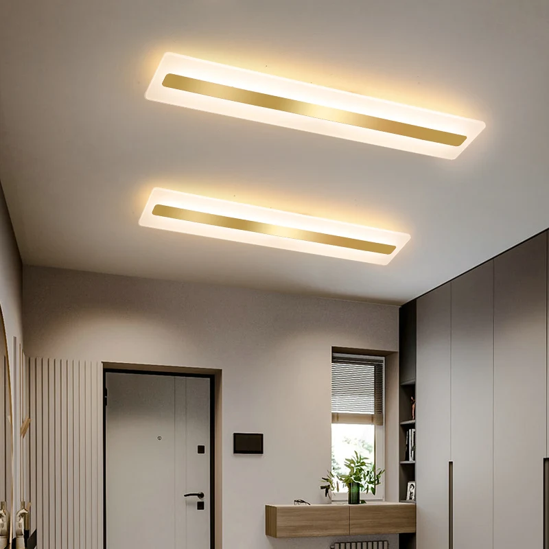 Lámparas acrílicas para techo, luces LED de pared para iluminación del hogar, perfectas para sala de estar y balcón, modernas, con acoplamiento