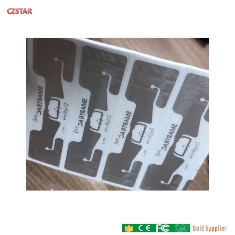 50 Uds etiquetas RFID sistema de cronometraje deportivo chip Marathon bicicleta smartrac dogbone impinj r6 uhf rfid babero etiqueta número