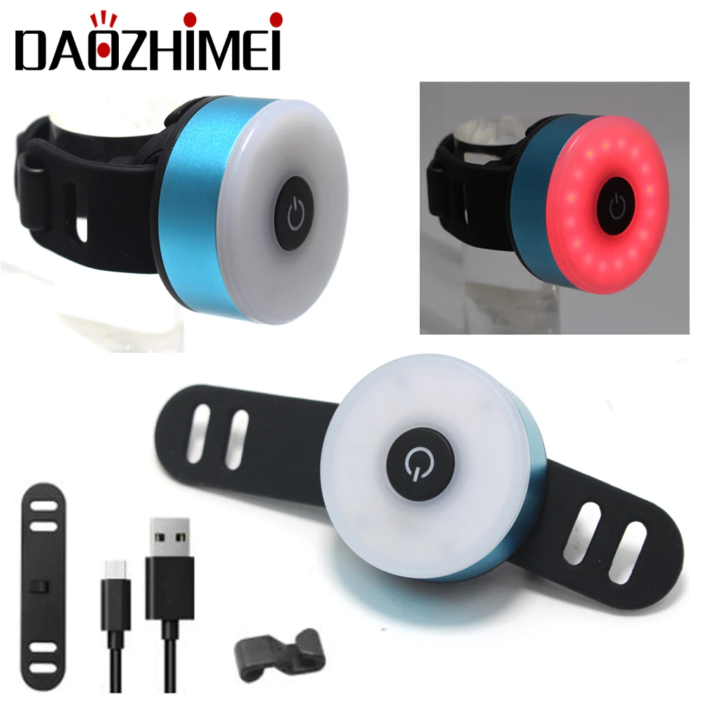 

Велосипедный светодиодный задний фонарь, перезаряжаемый через USB, сигнальные огни безопасности, 5 режимов, водонепроницаемый светильник, аксессуары для велосипедного заднего фонаря