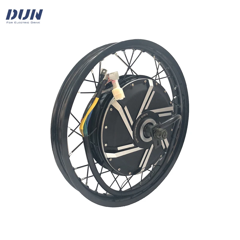 120KMH QS273 Rated 8KW Peak 14KW 50H Spoke Hub BLDC Motor with Moped Wheel For Electric Motorcycle