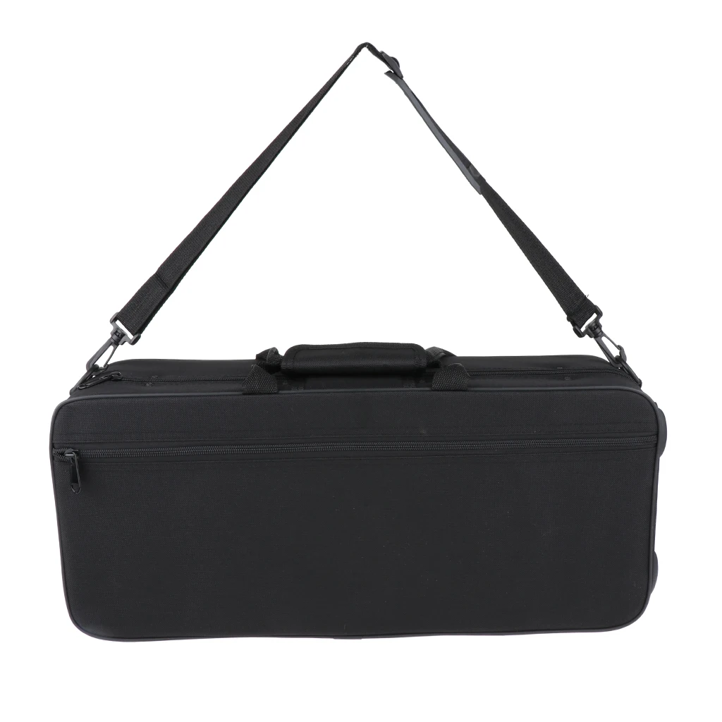 Portable Musical Trumpet Hard Case Big Bag Black for Trumpeter