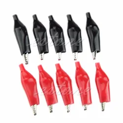 10 PCS/Set 28mm Alligator Leads Crocodile Test Clip for Electrical Jumper Wire Cable