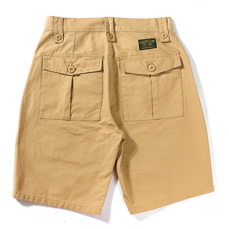 Okonkwo Men's Casual Multi Pocket Tooling Shorts 5-Point Pants Outdoor Travel Sports Hiking Trekking Camping Fishing Summer New