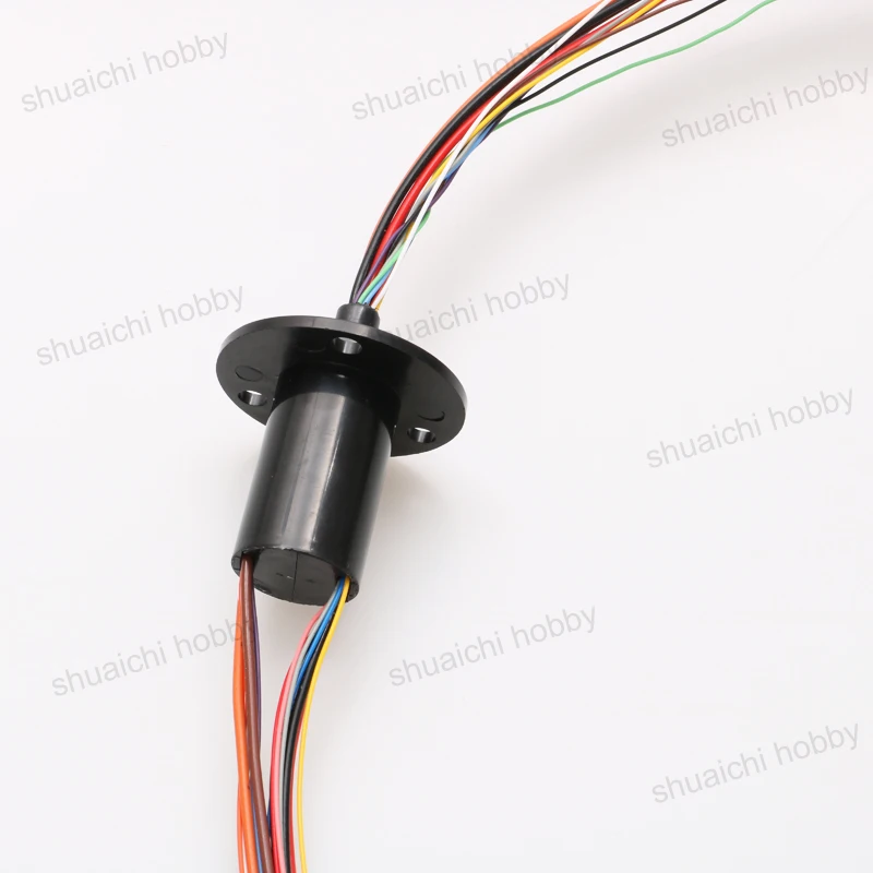 Aircraft Car Model Capsule Slipring 4 Wires 10A 12 Wires 2A Electric Slip Ring 360 Degree Rotate Joint Connector for MBT RC Tank