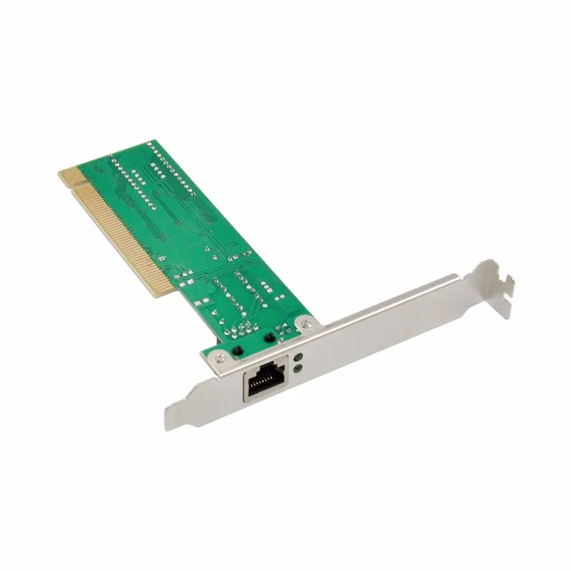 Pci para porta única rj45 10/100mbps placa de rede ethernet rápida placa adaptadora ethernet chipset rtl8139d crossover automático para pc