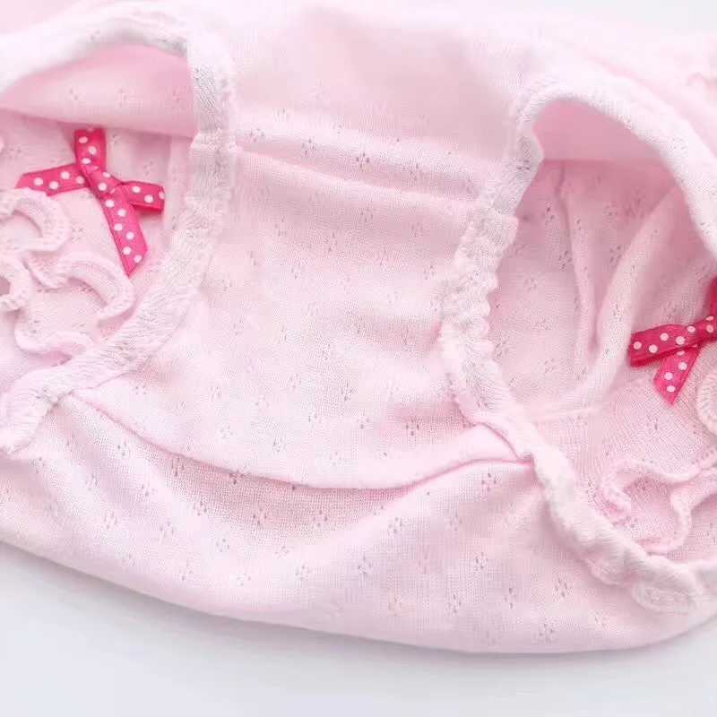 2pc Lace Shorts Baby Girls Underwear Cotton Calcinhas Underwera Kids Panties 1-5 Years