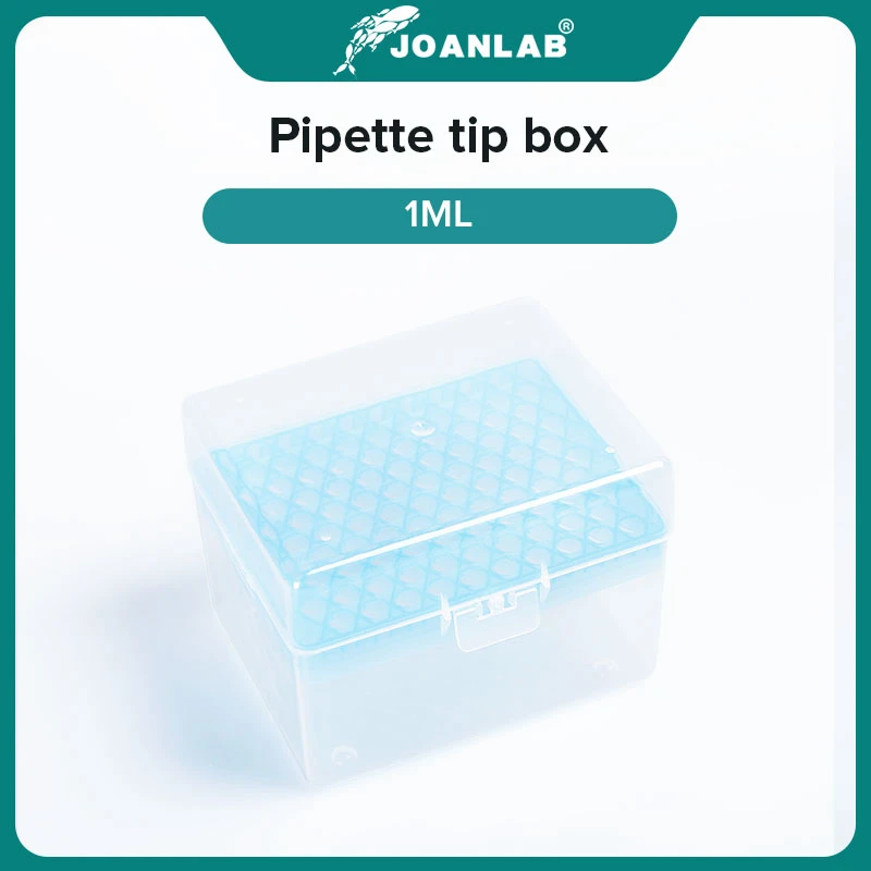 JOANLAB-caja de puntas de pipeta de laboratorio, caja de pipeta de plástico de 10UL, 200UL, 1ml, 5ml, 10ml, tienda oficial