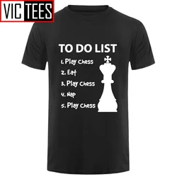 Men To Do List Chess Funny Game Mens T Shirt Gift Evolution Chess Crew Neck Tee T-shirt