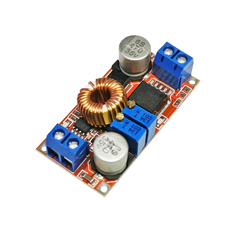 DC-DC Step-Down Module Constant Current and Constant Voltage 5A Lithium Ion Battery Charging LED Driver 5-32V to 0.8-30V