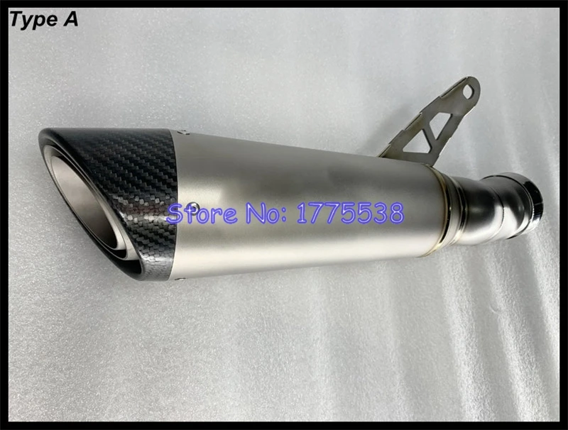 Titanium Alloy for BMW S1000RR 2019-2023 Slip-on Motorcycle Exhaust Muffler Escape Demper Leakage Link pipe for S1000R Motos