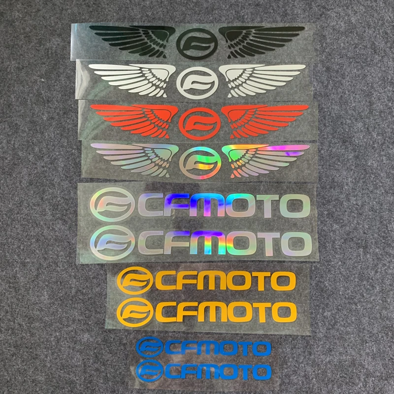 Pegatina de reacondicionamiento de motocicleta, calcomanías impermeables reflectantes decorativas para coche, adecuado para CFMOTO