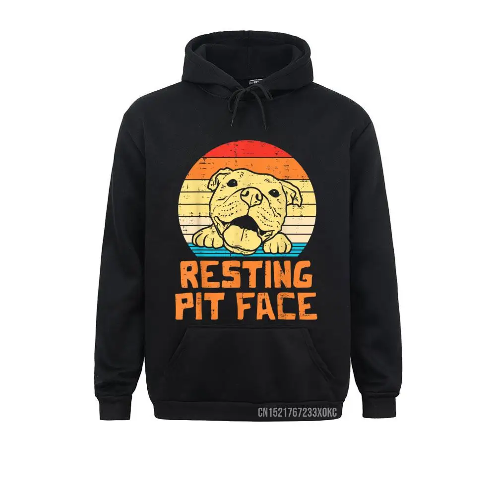 Resting Pit Face Retro Pitbull Pitty Dog Lover Owner Gift Hoodie 3D Printed Sweatshirts Latest Hoodies Man Comics Sportswears