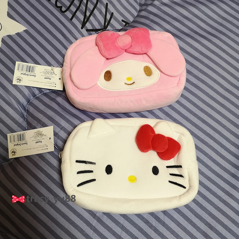 Sanrio Nhật Bản Phong Cách Kuromi Mỹ Giai Điệu Túi Đựng Mỹ Phẩm Tiền Xu Ví Đựng Hoạt Hình Túi Cho Bé Gái Quà Tặng Đựng Mỹ Phẩm Lưu Trữ