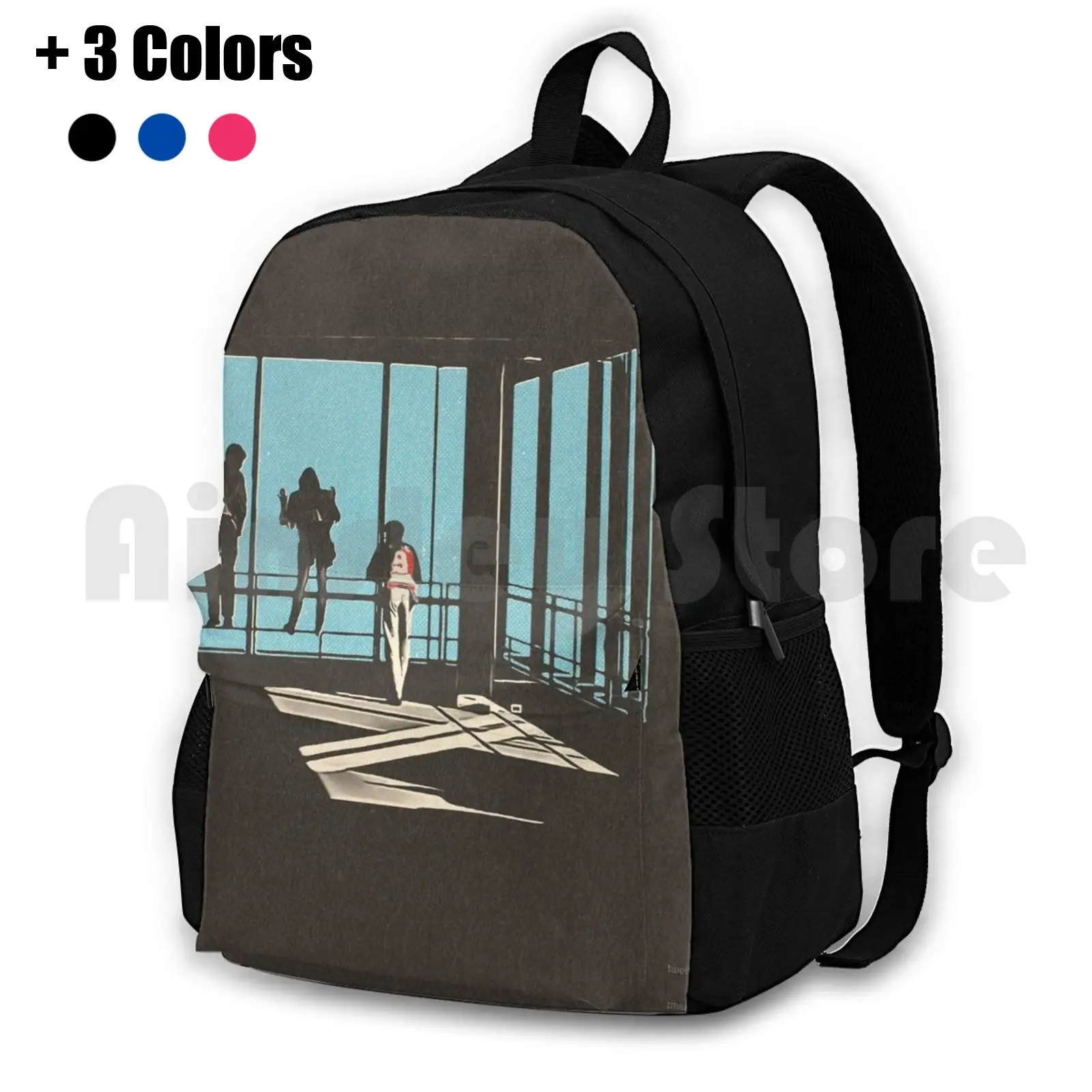 Ferris Bueller-Sears Tower Outdoor Hiking Backpack Waterproof Camping Travel Ferris Bueller Chicago Retro Love 80s Movies