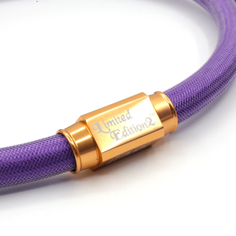 HI-End إصدار محدود LE2-10 AC Schuko نسخة سلك الطاقة الاتحاد الأوروبي كابل سلك الطاقة بدون حقيبة أرجوانية