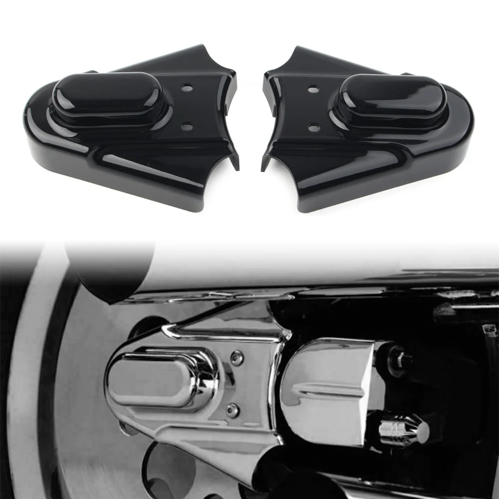 

2PCS Gloss Black ABS Motorbike Phantom Axle Covers for Harley Softail FXST/C 1998-2007