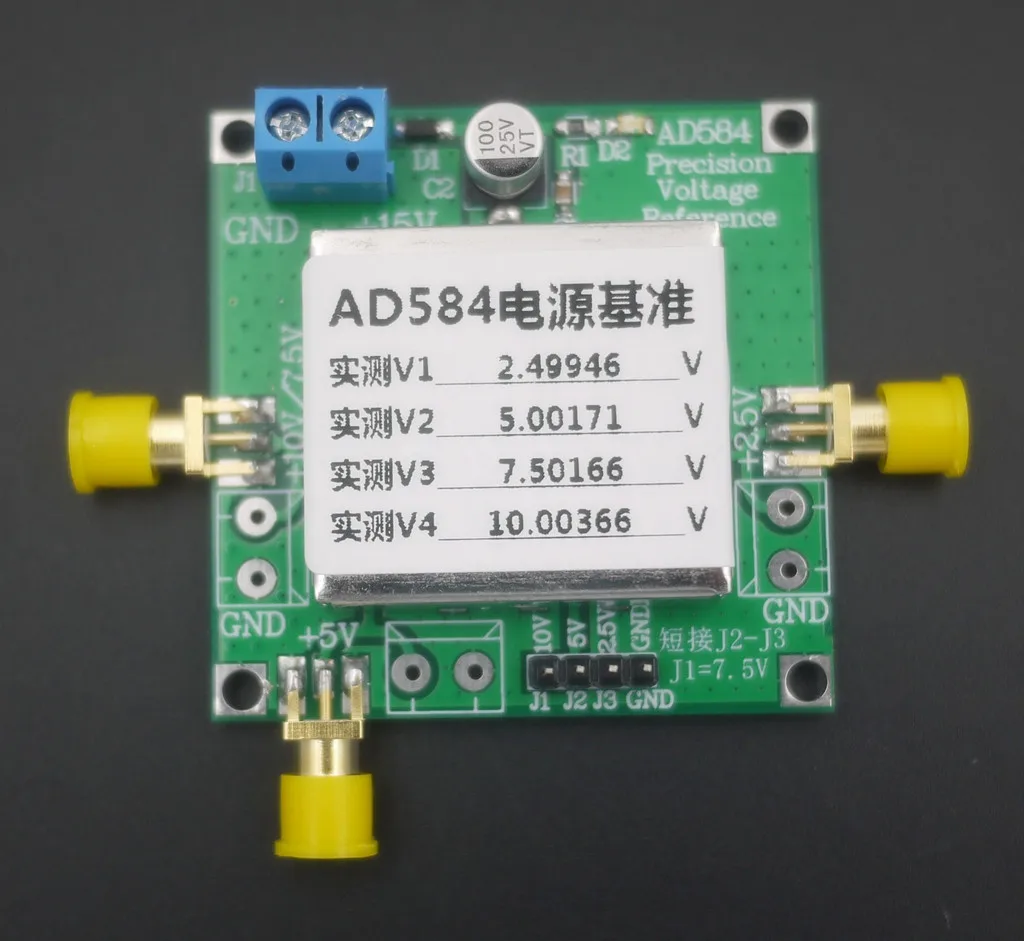 AD584 LM399 Voltage Reference 2.5V / 5V / 7.5V / 10V High Precision Reference Source