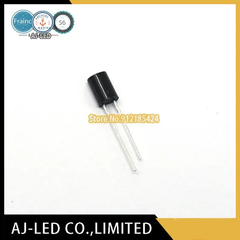 10pcs/lot PDB-C158F silicon PIN photodiode infrared receiver black semi-circular wavelength 700-1100nm