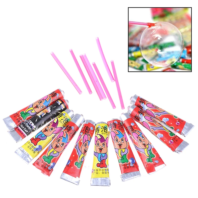 10 Buah Mainan Nostalgia Lem Gelembung Ajaib Balon Plastik Bola Gelembung Warna-warni Tidak Akan Meledak Aman untuk Hadiah Anak-anak Laki-laki Perempuan